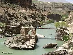 Old bridge in the village of Qaleh Darvish