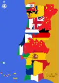 Chinese are numerous near the Spanish border whileEuropeans hug the coast