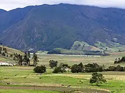 Typical landscape of the Altiplano, near Arcabuco, Boyacá