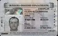 The front of the updated version of the Border Crossing Card issued to Mexican nationals
