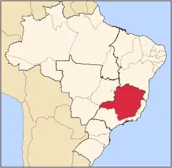Minas Gerais province in Brazil