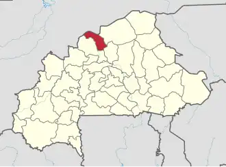 Location in Burkina Faso