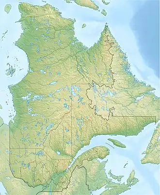 Mount Caubvick is located in Quebec