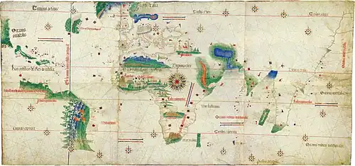 Cantino planisphere: Portuguese world map from 1502