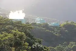 Geothermal power center in the Usulután Department