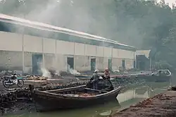 Charcoal factory, Kuala Sepetang.