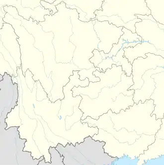 Yibin is located in Southwest China