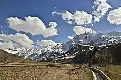 Chaghakhor Mountains in Borujen County