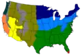 Climate map USA