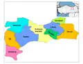 Districts of Erzincan