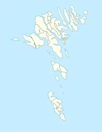 Extreme points of the Faroe Islands is located in Denmark Faroe Islands