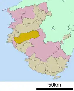 Location of Hidakagawa in Wakayama Prefecture