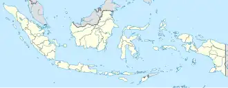 Map of Indonesia showing location of Arafura Sea