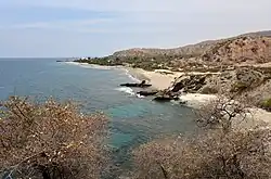 The strait from Inur Pilila, Lauhata, Timor-Leste, in 2018