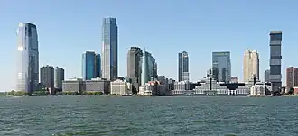 Downtown Jersey City skyline
