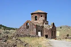 Kısıl Kilise, also known as the “Red Church” in Güzelyurt.
