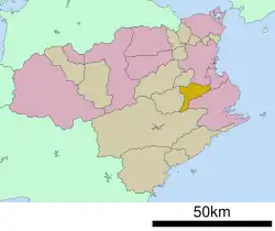 Location of Katsuura