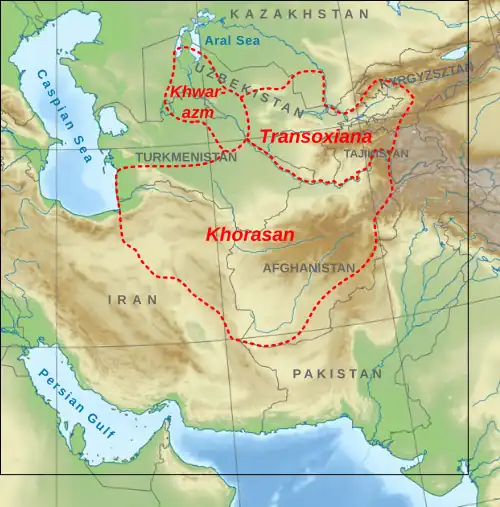 Khorasan and neighbouring regions