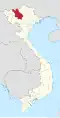 Location of Lào Cai