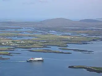 Skerry zone of a strandflat in Lochmaddy, Hebrides