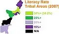 Literacy Map, Khyber Highest, Source:[11]