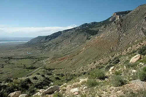 Western slope of the Bighorns