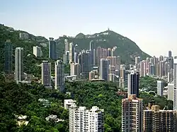 Residential complex of the Mid-Levels in 2015