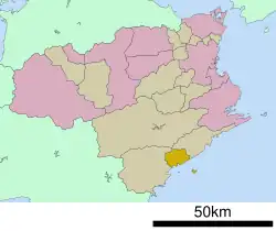 Location of Mugi