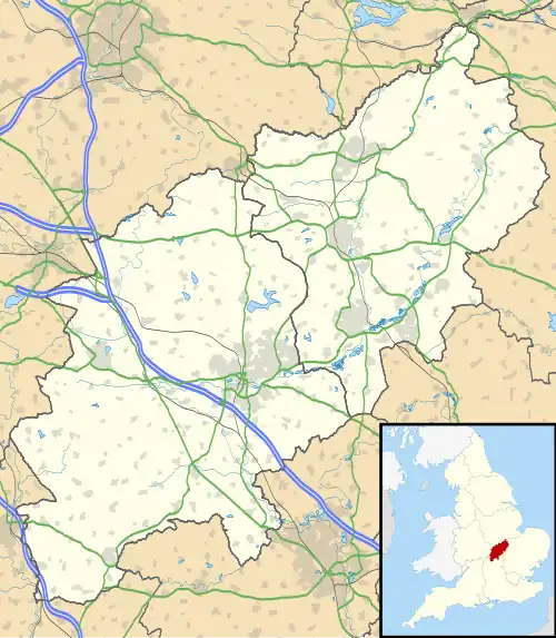 Northamptonshire is located in Northamptonshire