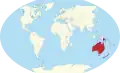 Location of Oceania