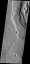 Padus Vallis, as seen by THEMIS. Padus Vallis is in the Memnonia quadrangle.