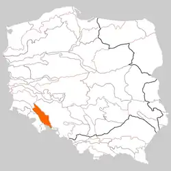 Sudetes Foothills in Poland