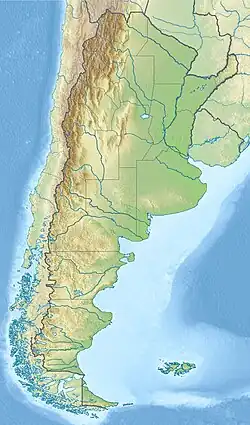 Sierra&nbsp;Nevada de Lagunas&nbsp;Bravas is located in Argentina