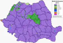 Language islands in Romania