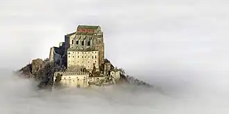The Sacra di San Michele is a symbol of Piedmont.