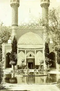 Shah Nematollah Vali Shrine in Mahan, Kerman, Qajar era, 1902