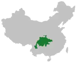 Sichuanese dialects are spoken in the Sichuan Basin and surrounding areas