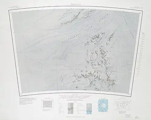 Patuxent Range. Rambo Nunataks to north
