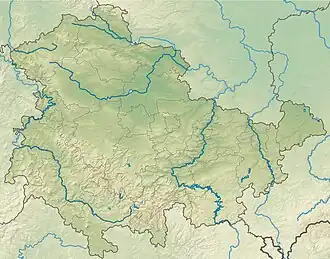 Poppenberg is located in Thuringia