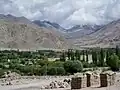 Glacially-carved wind gap in Karu Valley, Ladakh, NW Indian Himalaya