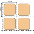 The street & block layout of Barcelona's Eixample district is based on non-regular octagons