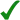 Green tick