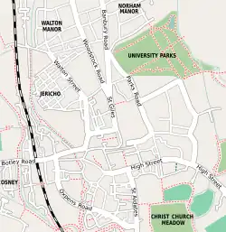 Denys Wilkinson Building is located in Oxford city centre