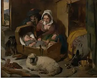 A Highland Shepherd's Home, 1836