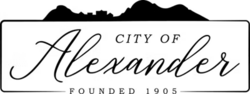 Official logo of Alexander, North Dakota