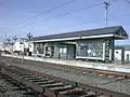 The platform at Bascom station