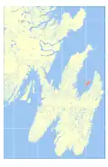 Map of eastern Newfoundland showing the Bell Island Group (click to enlarge)