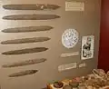 Ceremonial flint blades and chunkey stones