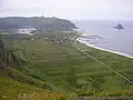 Raised beach and shore platform, Bleik, Norway