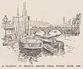 Welsh Back and Bristol Bridge, 1908